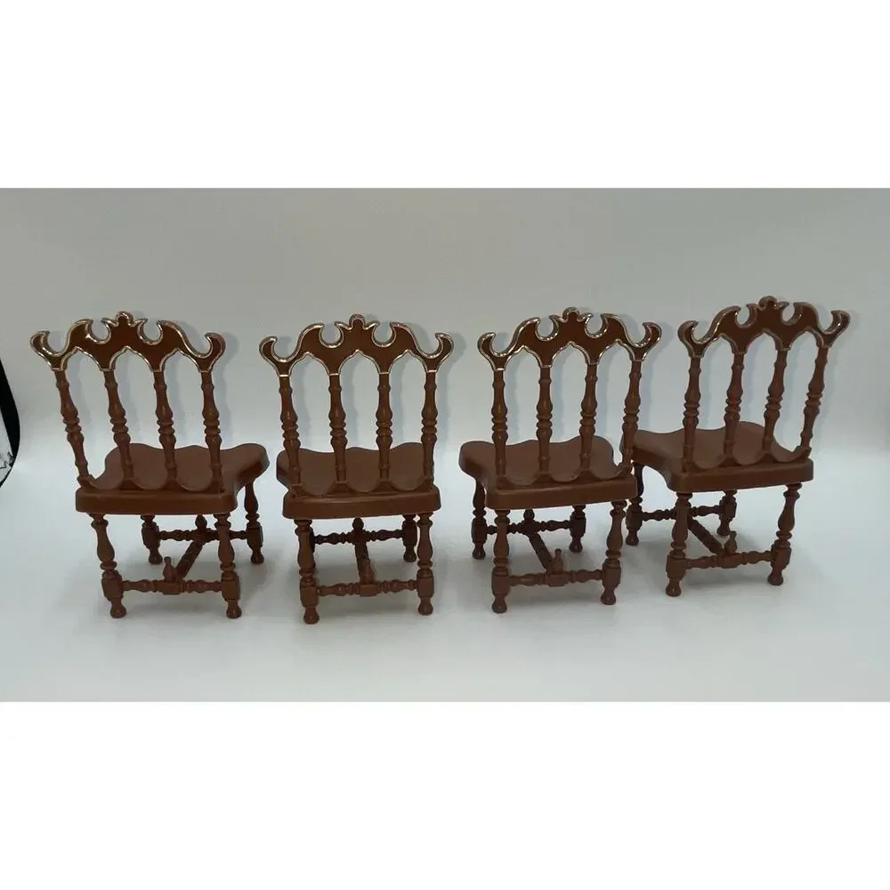 Migliorati Galba Italian Serie Principessa Dining Table & 4 Chairs 1:6‎ Scale